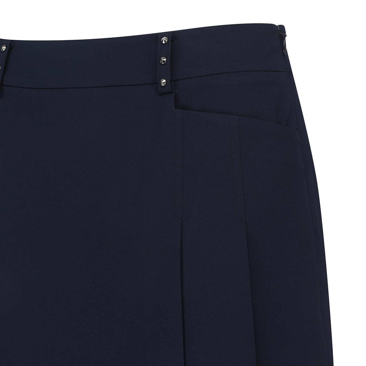 WOMEN HALF PLEATS UNDER LINE POINT SKIRT