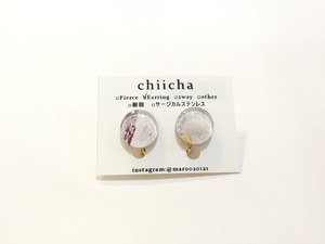 chiicha まるいイヤリング
