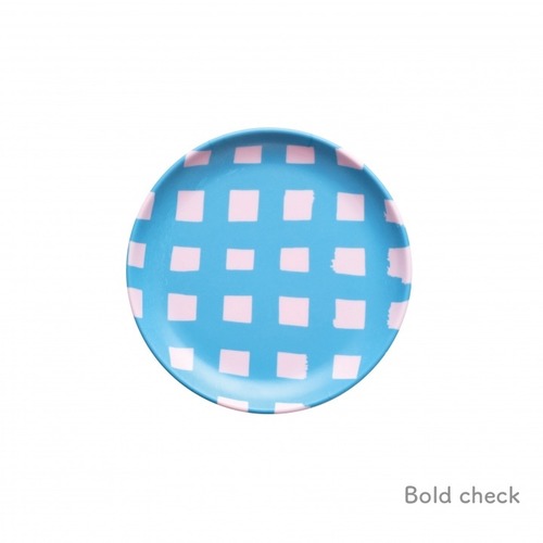 【Goma】 バンブープレート (S)「Bold check」