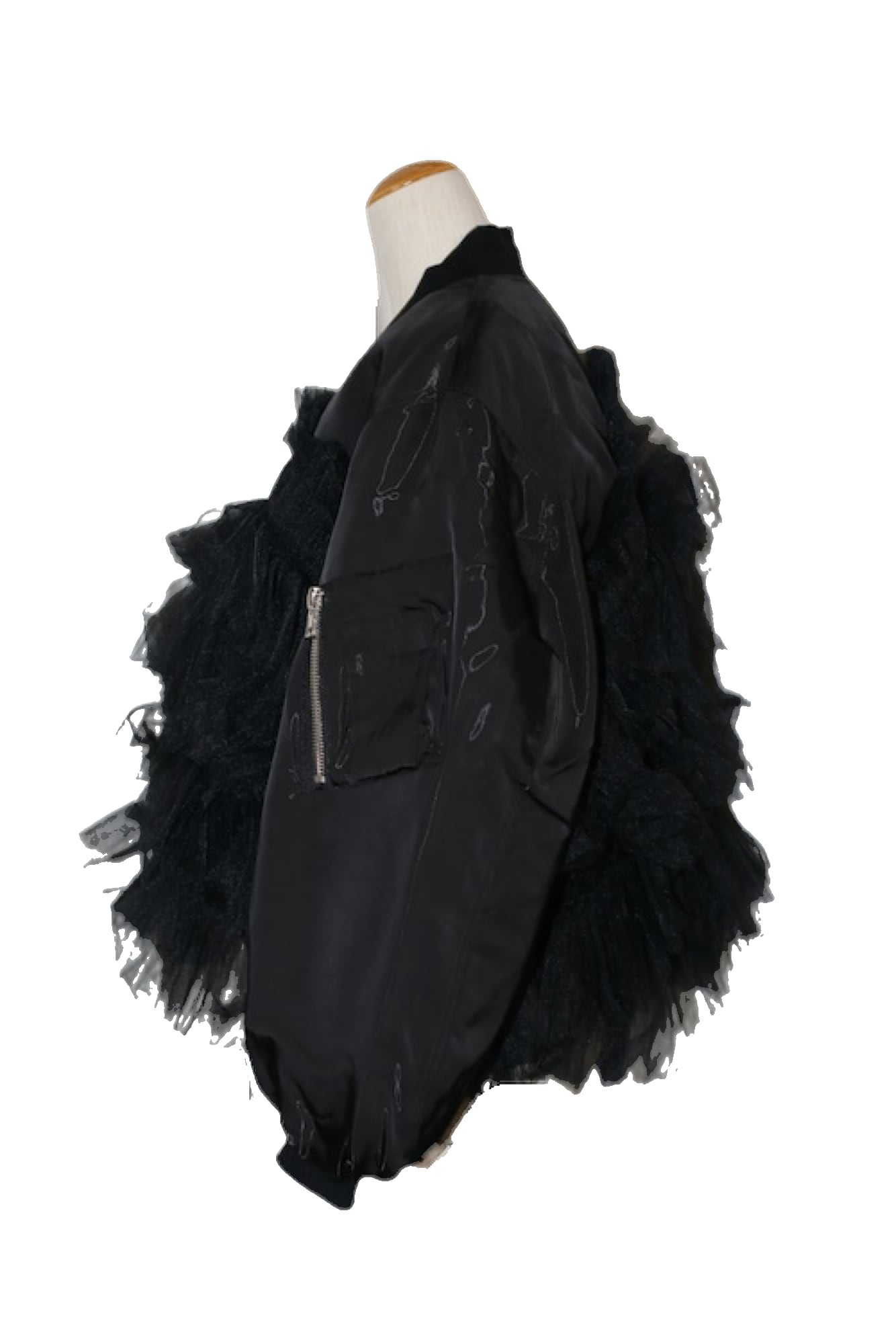 VIVIANO 24AW Gathered Tulle Blazer ジャケット 【公式通販】