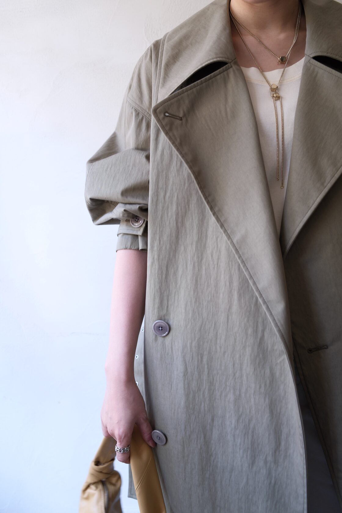 LEMAIRE / TIBETAN TRENCH -light olive- | PAY ID