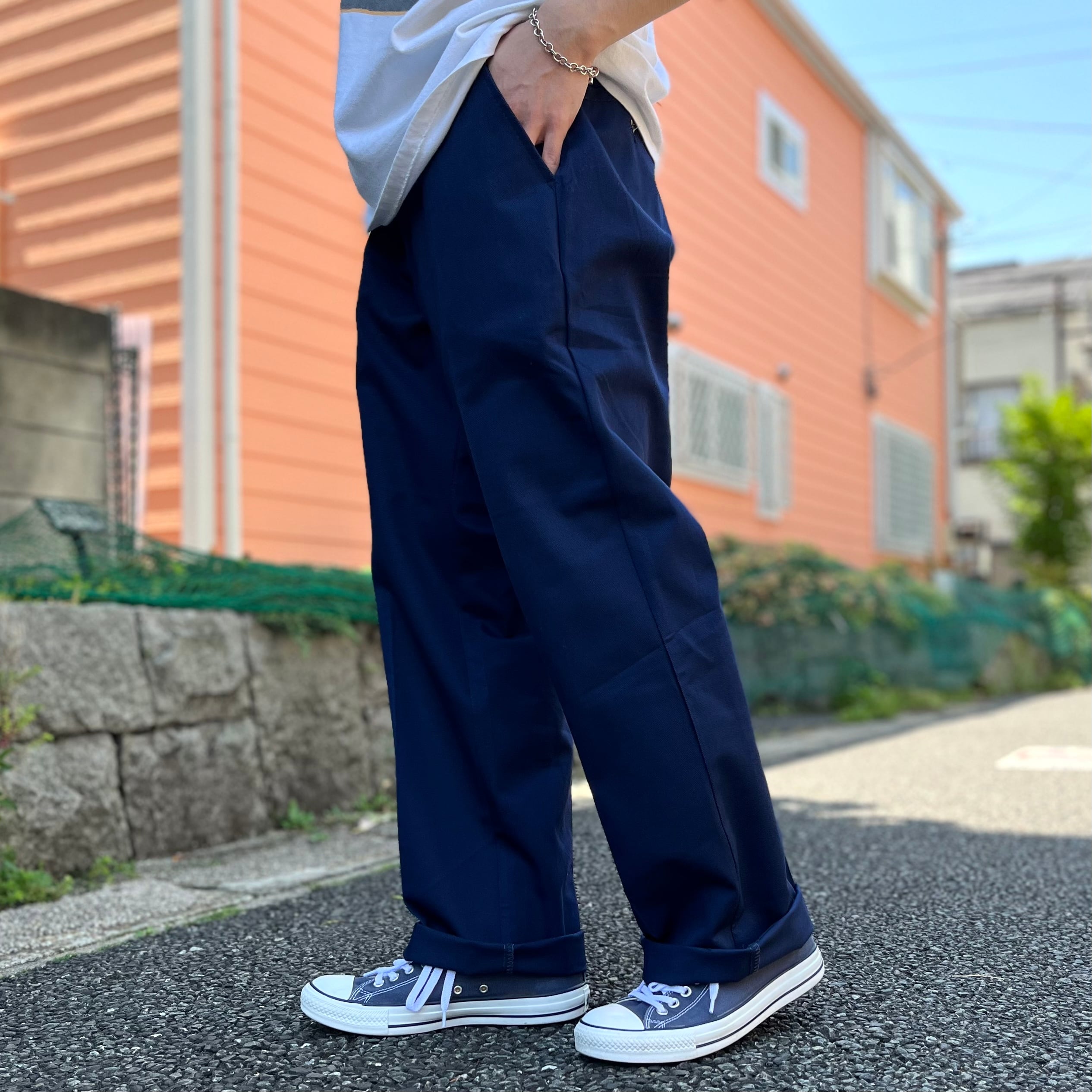 REDYAZEL×Dickies デザインジャンスカ ネイビー サロペット紺