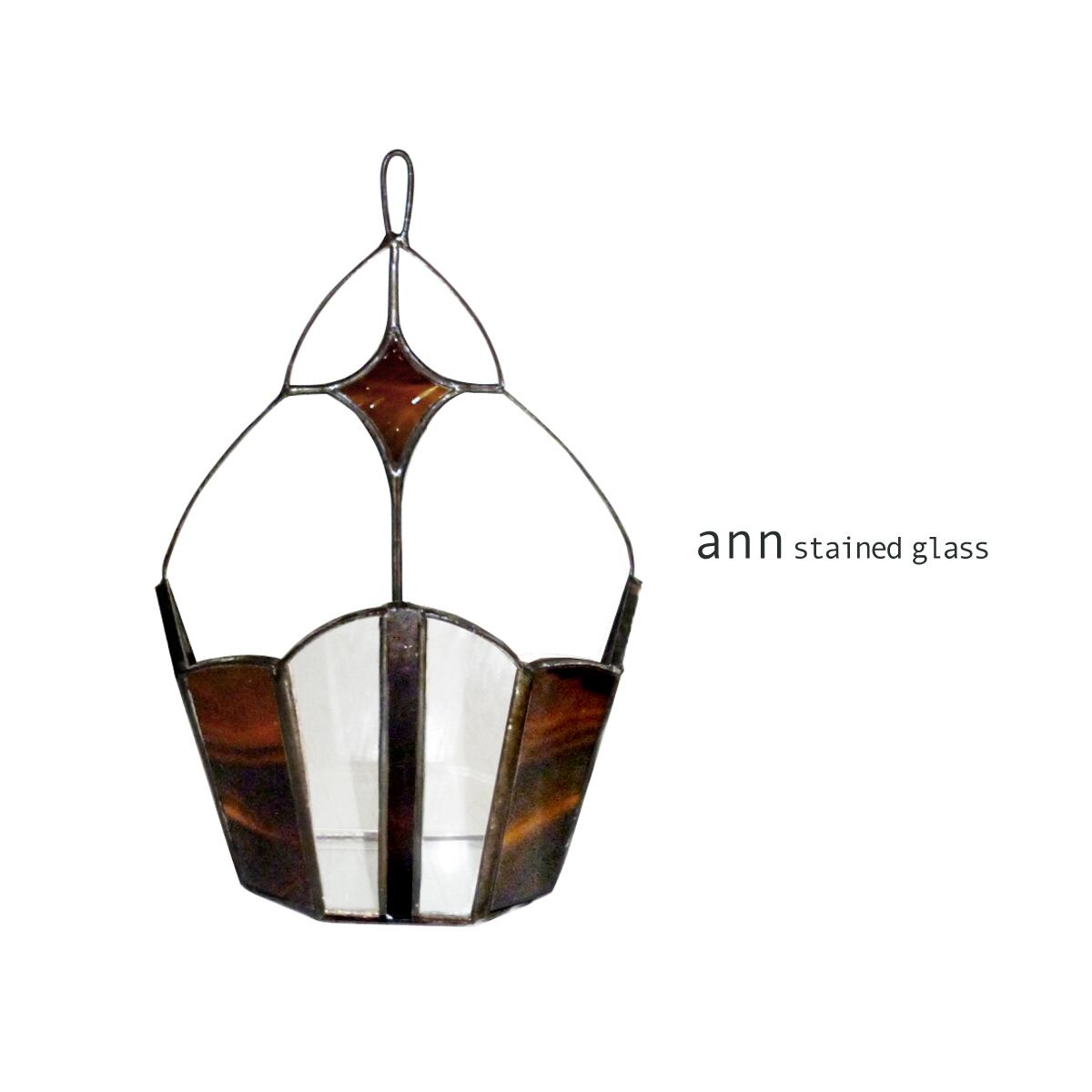 ステンドグラス壁掛け小物入れ-1 | ann stained glass