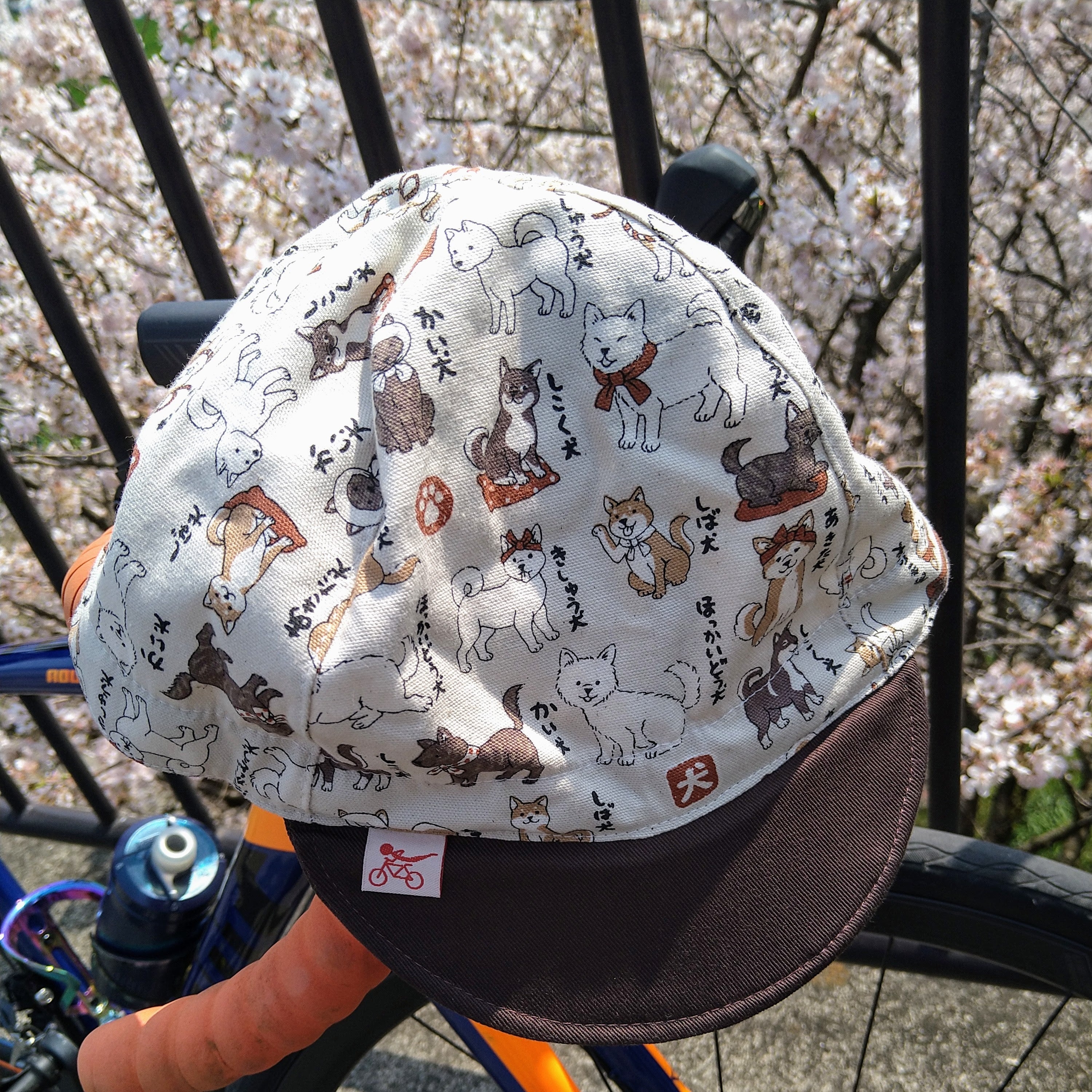 和柄 | Cyclone | ハンドメイドのゆるかわサイクルキャップ