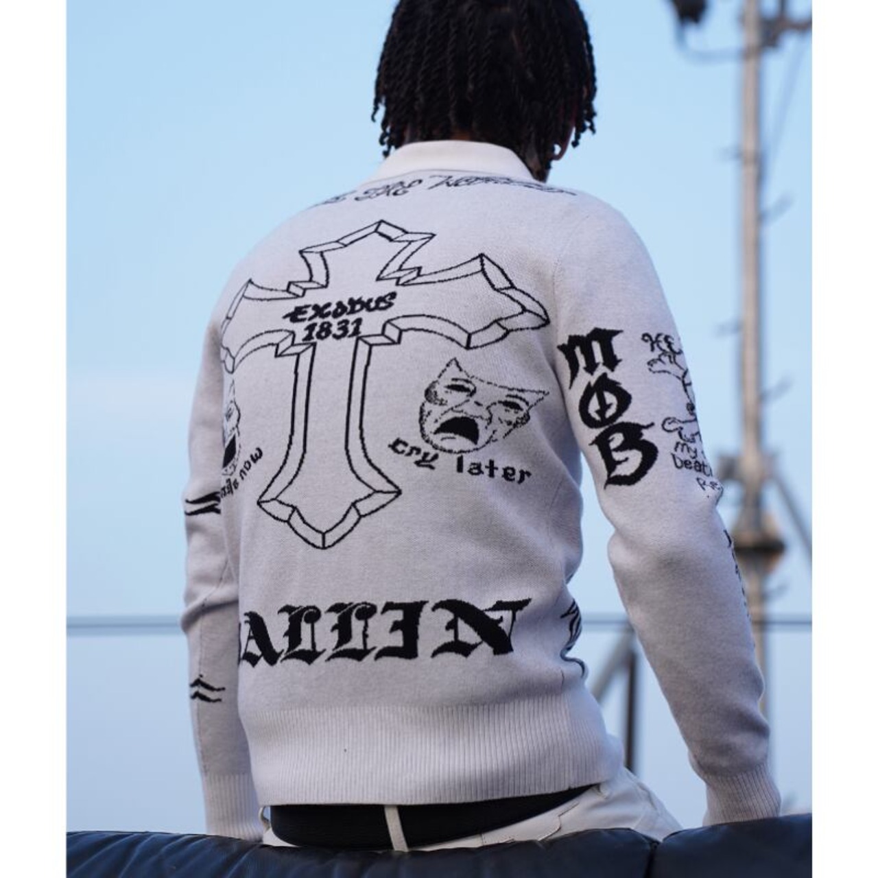 2COLOR/ TGFCLUB tattoo design polo tops - 11