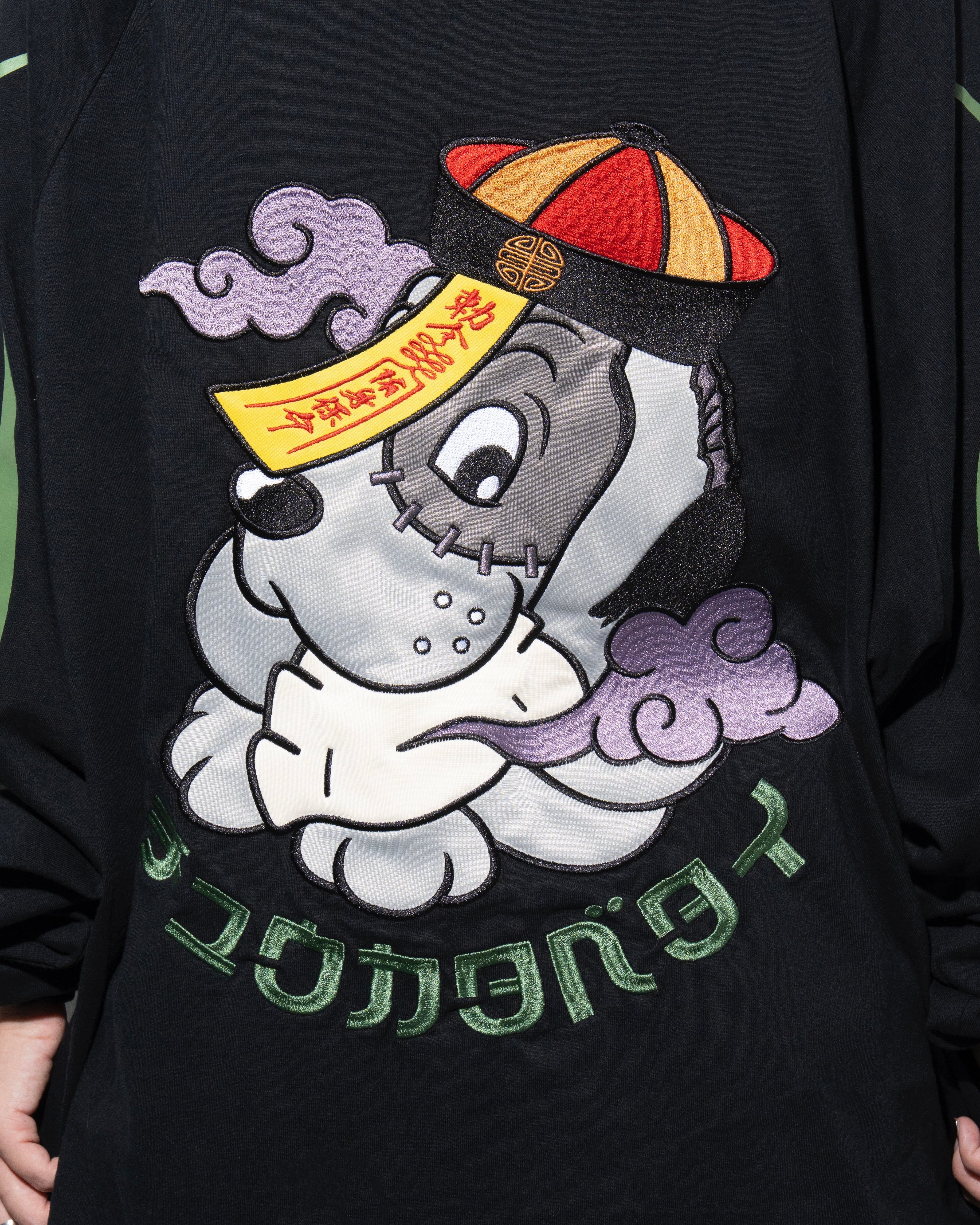 GALFY×チュウカタベタイ ロンT/黒 | チュウカタベタイ