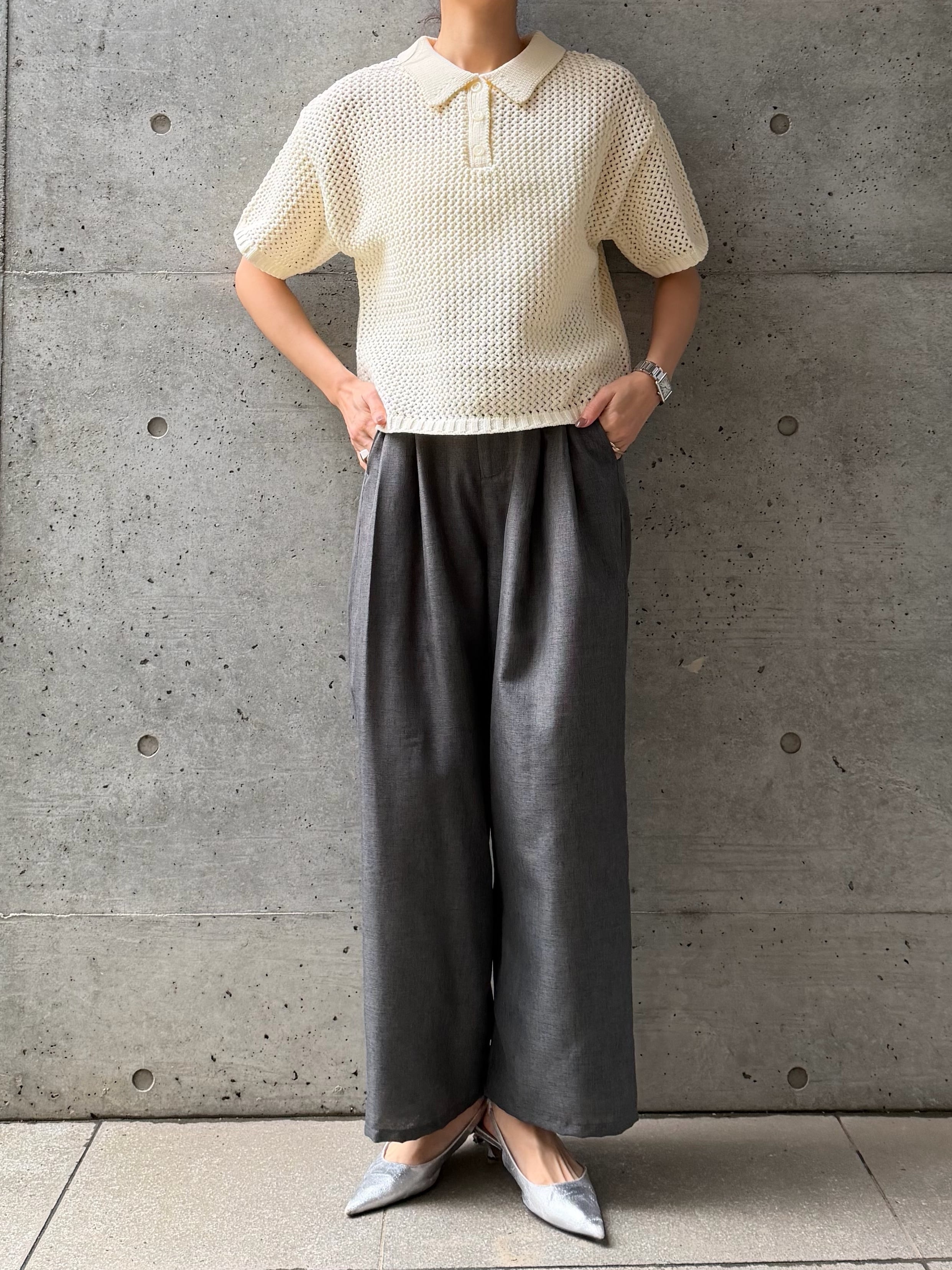 MESH POLO KNIT（ﾒｯｼｭﾎﾟﾛﾆｯﾄ）【2276200】 | CIEL'AIR