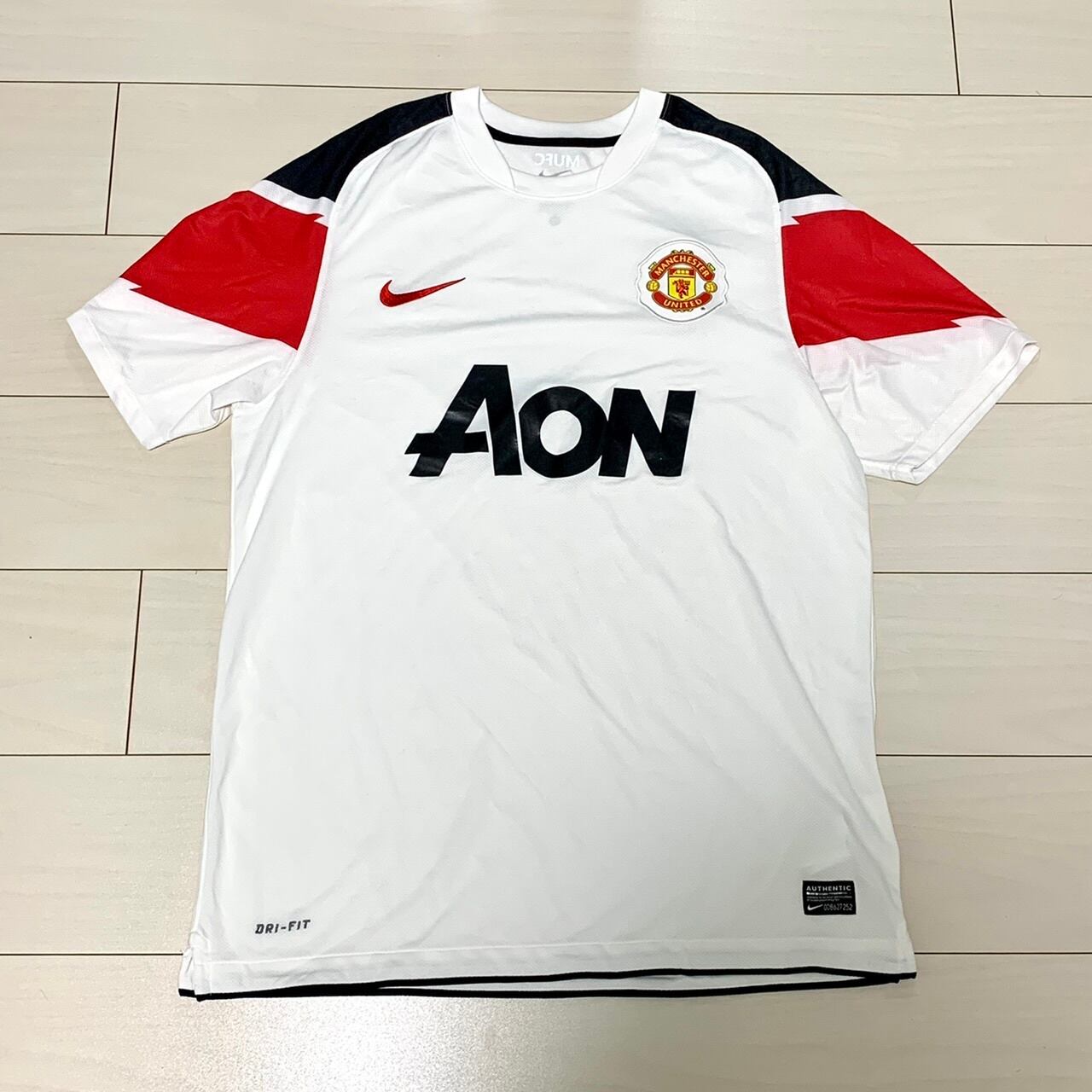 マンチェスターユナイテッド 2010-2011 ナイキ ホーム EVRA ウェア