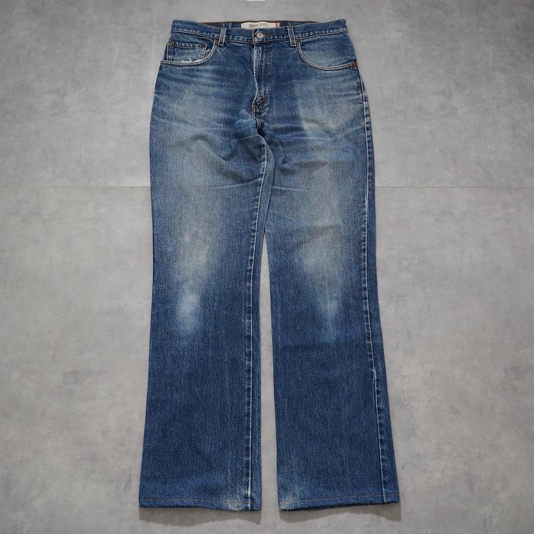リーバイス517 Levis W34 青 00s ブーツフレア 古着 15811