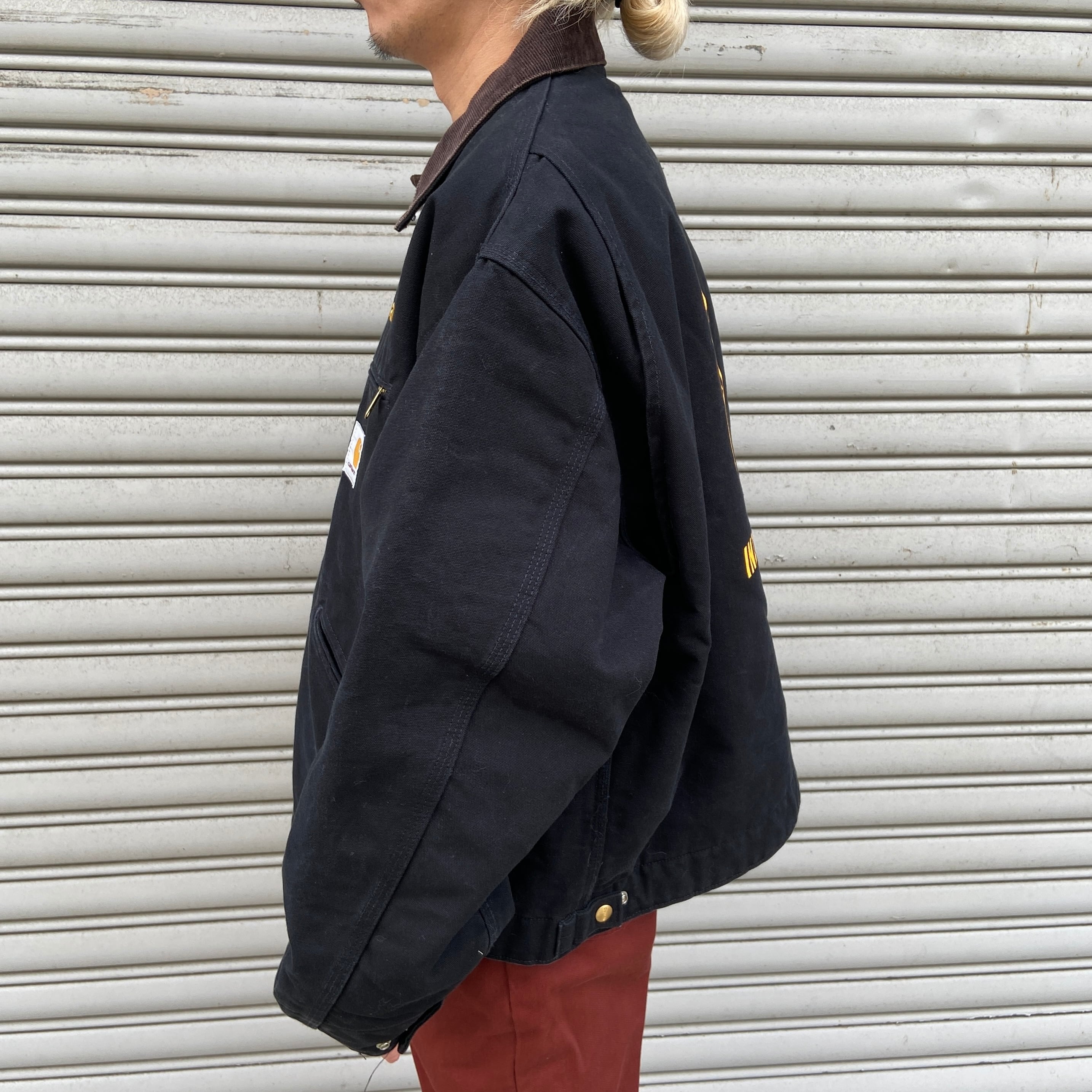 carhartt USA製 デトロイトジャケット ダックジャケット 黒 XXL | 古着