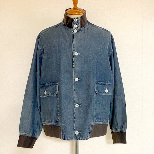 Tencel Denim Blouson Stone Indigo