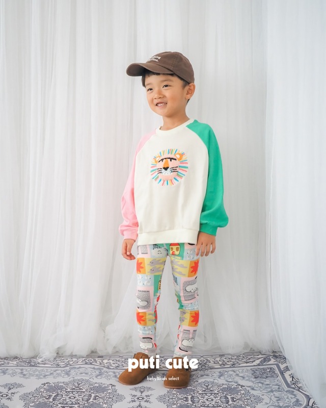 100-120 ꒰即納 ꒱  Printed jockstrap pants / orange mom ⸝⋆