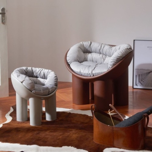 コンフォートシートクッション付き モダンデザイン ラウンジチェア 一人掛け アートチェア インテリア おしゃれ 丈夫な椅子の脚 組み立て不要