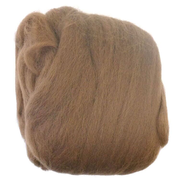 羊毛フェルト玉 ソリッド 41 茶色（コーヒーブラウン）50g×3玉セット