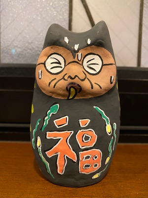 精子模様の虎フクロウ・ディープグレー