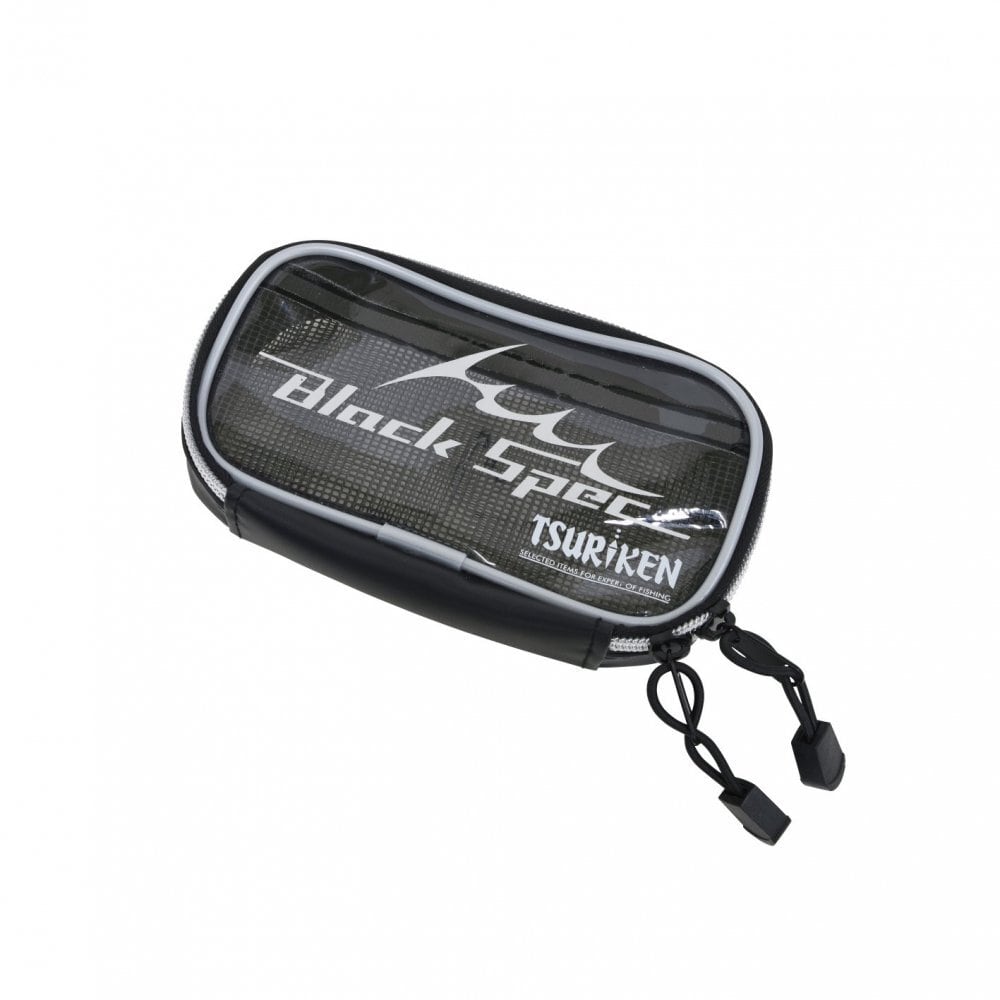 釣研)BSクリアポーチ ブラック M