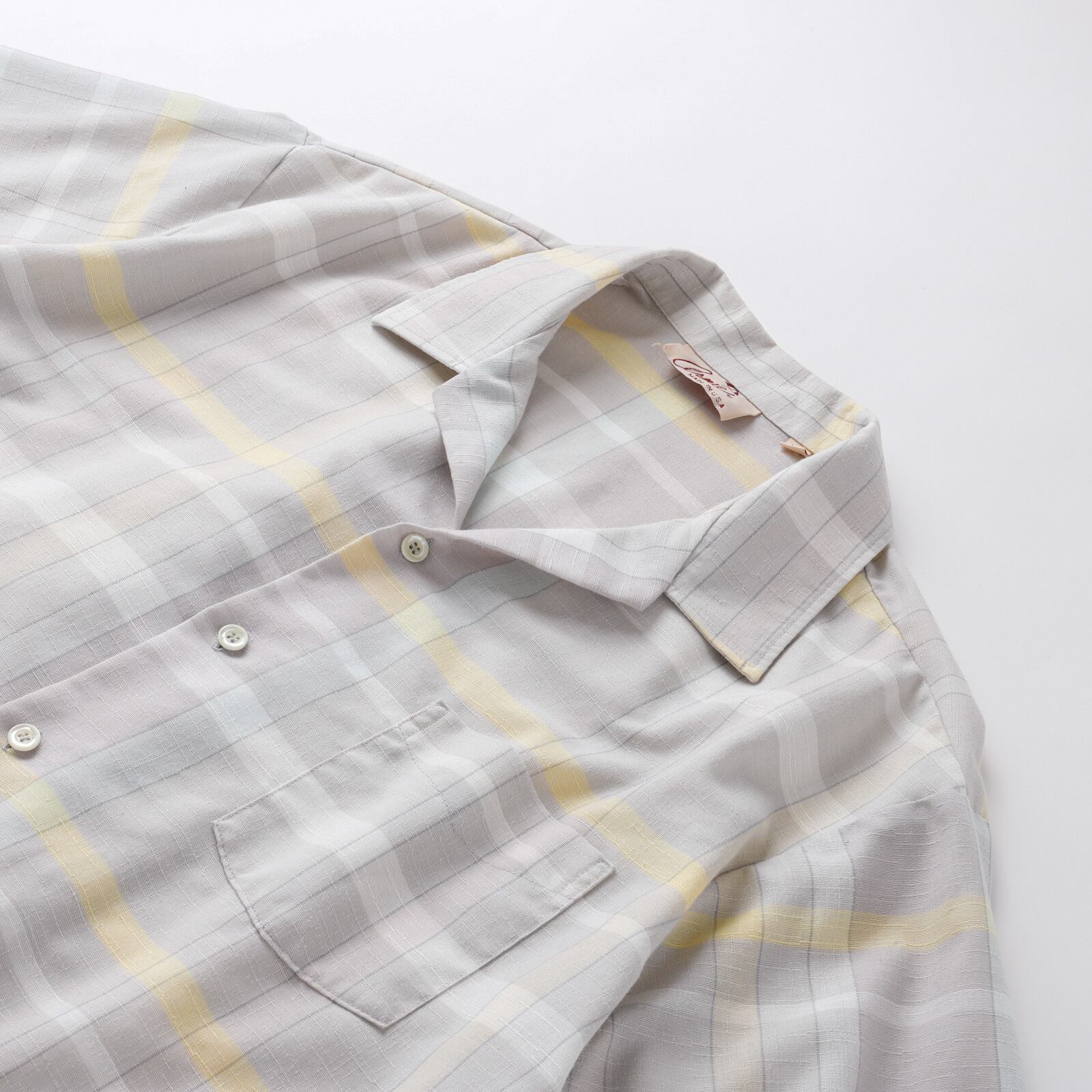 極美品】60s special Vintage open collar shirt big size made in USA