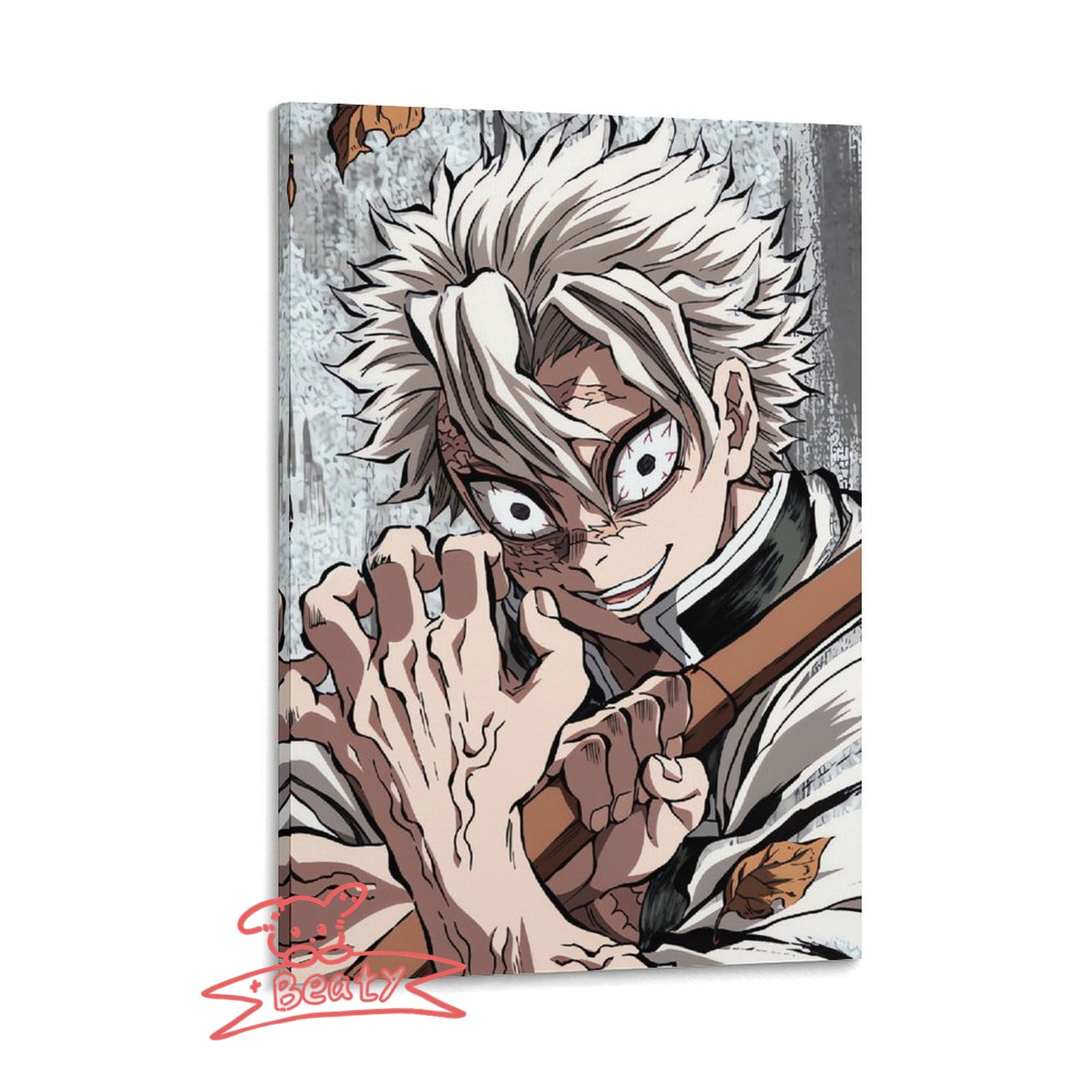 鬼滅の刃 アートパネル ポスター 風柱・不死川実弥 木枠セットアニメ