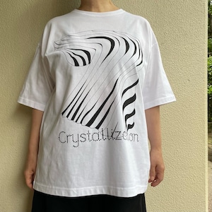 crystallization T-shirt ホワイト