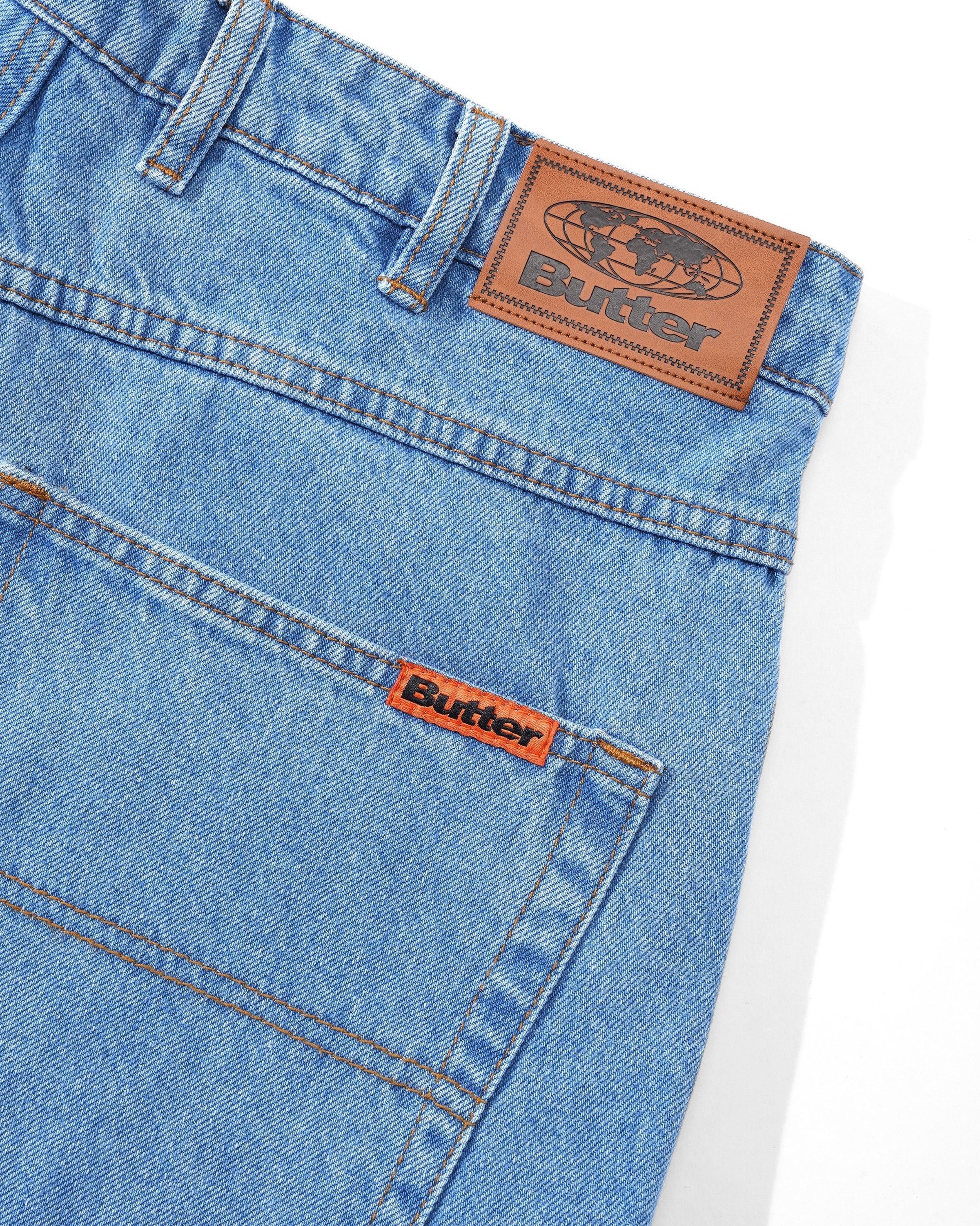 BUTTER GOODS / Baggy Denim Jeans- Washed Indigo | GOOD TIMES