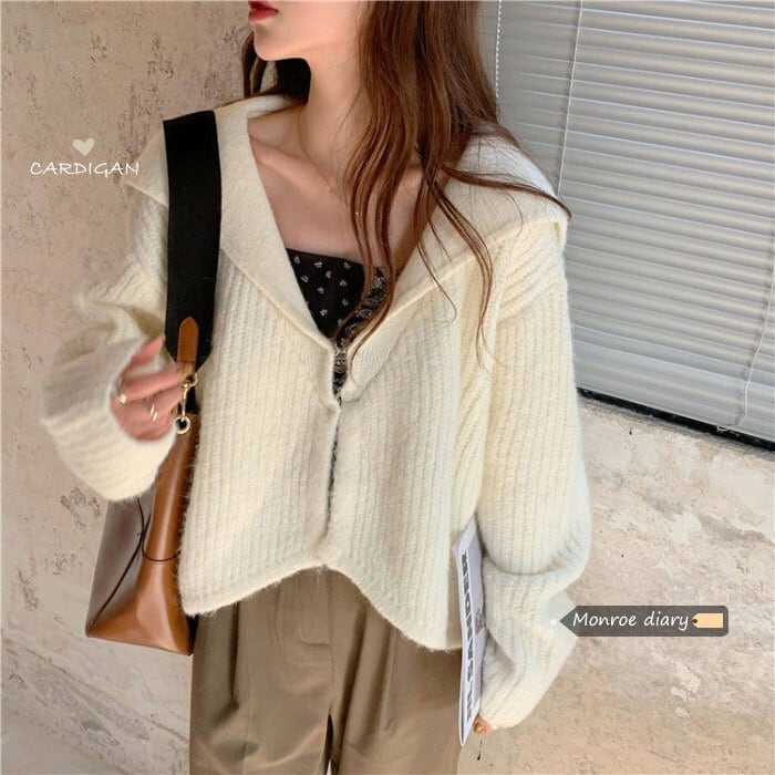 セーター ジャケット レディーススプリングルーズスタイルショートカーディガンニットトップス 春物 モンロー79964180562