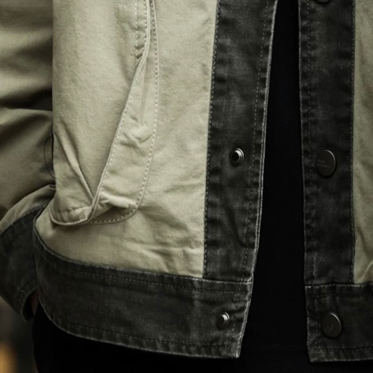 Silhouette Button Pocket Work Jacket ◇H0390