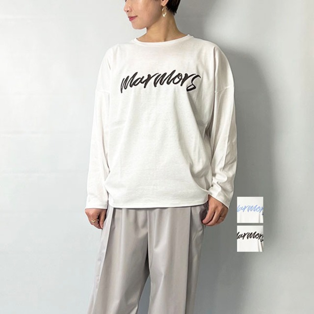 marmors マルモア long t-shirt 0224109007 2024春夏新作 [送料無料]