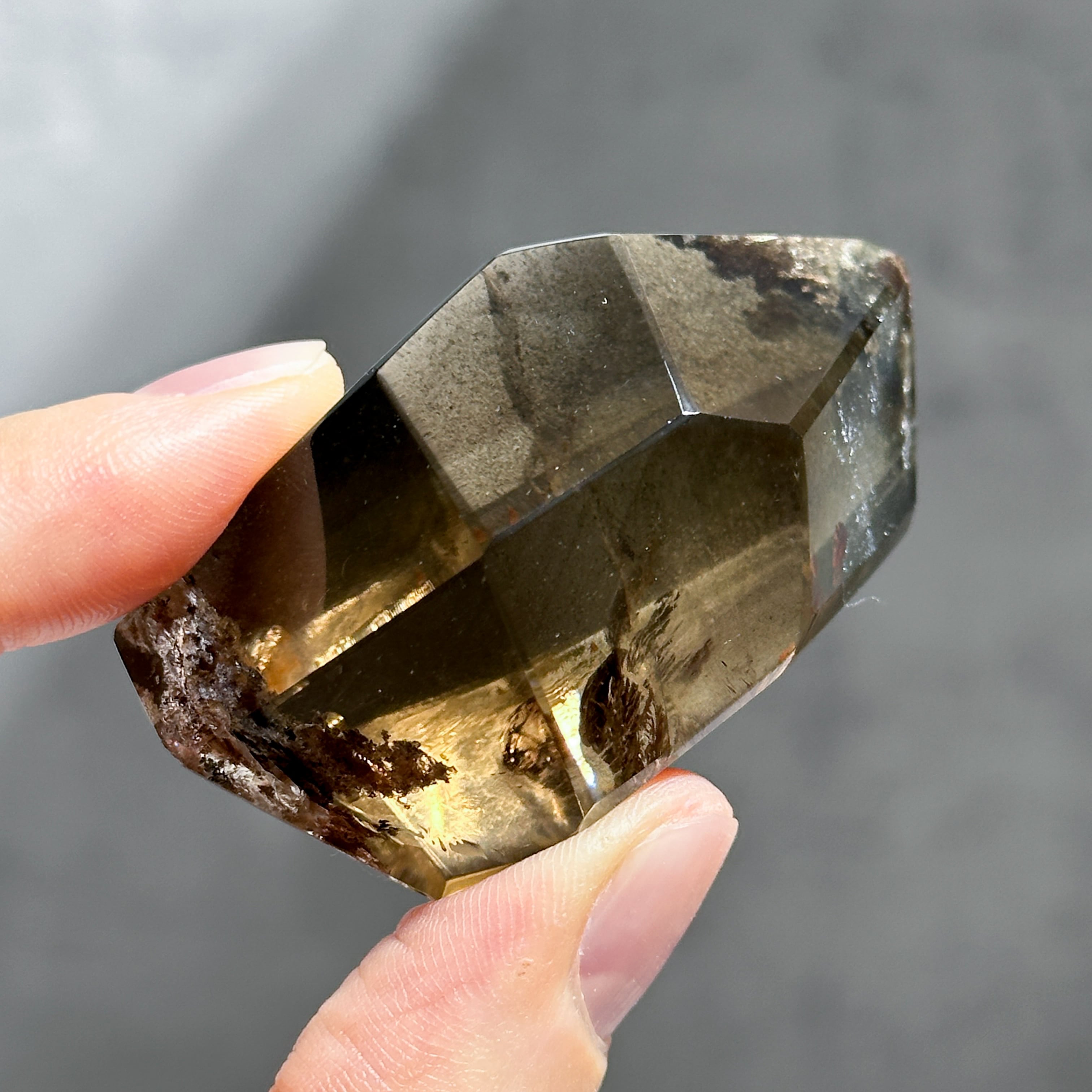 ファントム◎スモーキーガーデンクォーツ フリーフォーム 72 ◇ Garden