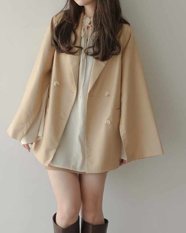 AM410104 2way tailored slit jacket 【残り僅か】