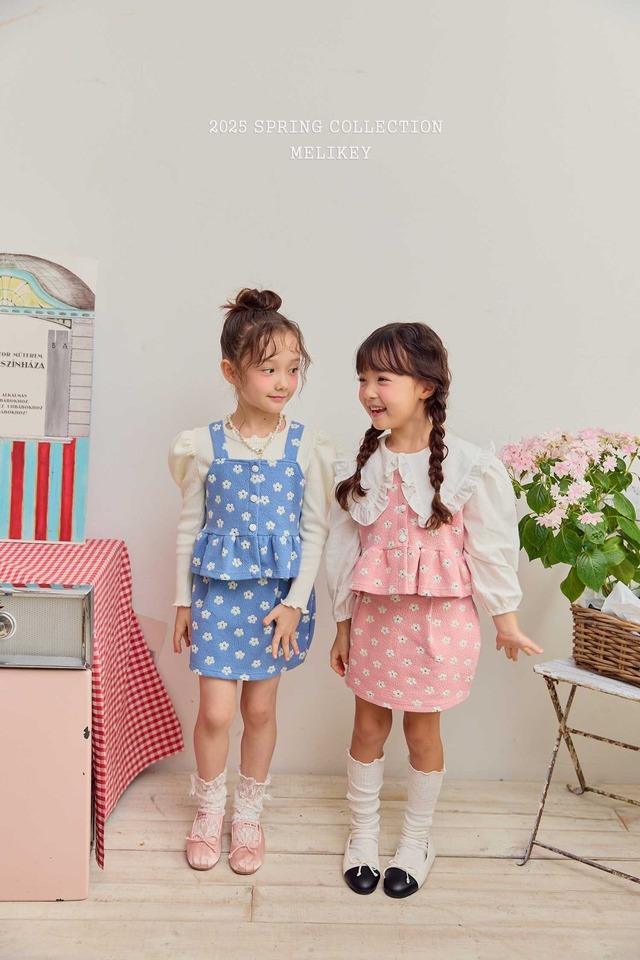 ラスト1 pinkM【即納】<melikey>  Mary bustier set