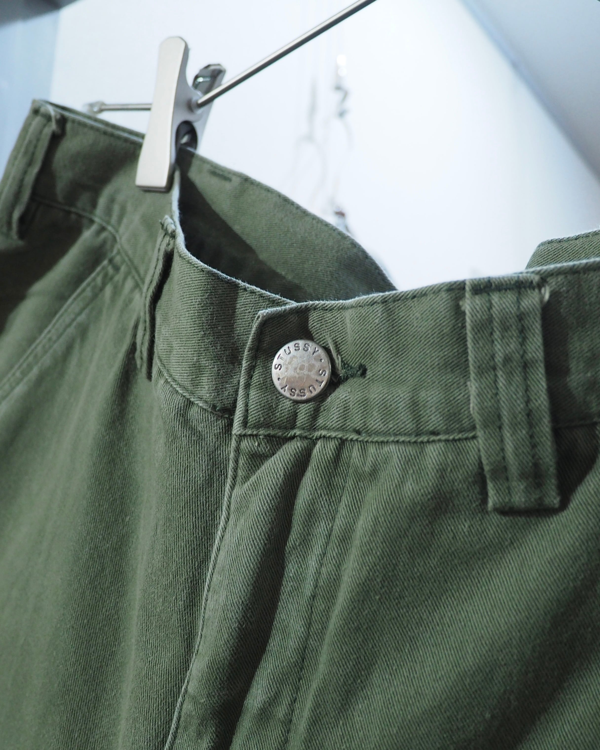 1990s" Old Stussy " vintage Wide Cargo shorts Pants