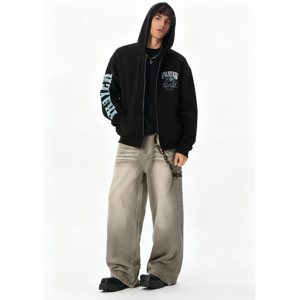 WSHOT Original Devil Angel Kids Zip Hoodie WS133 | wshot