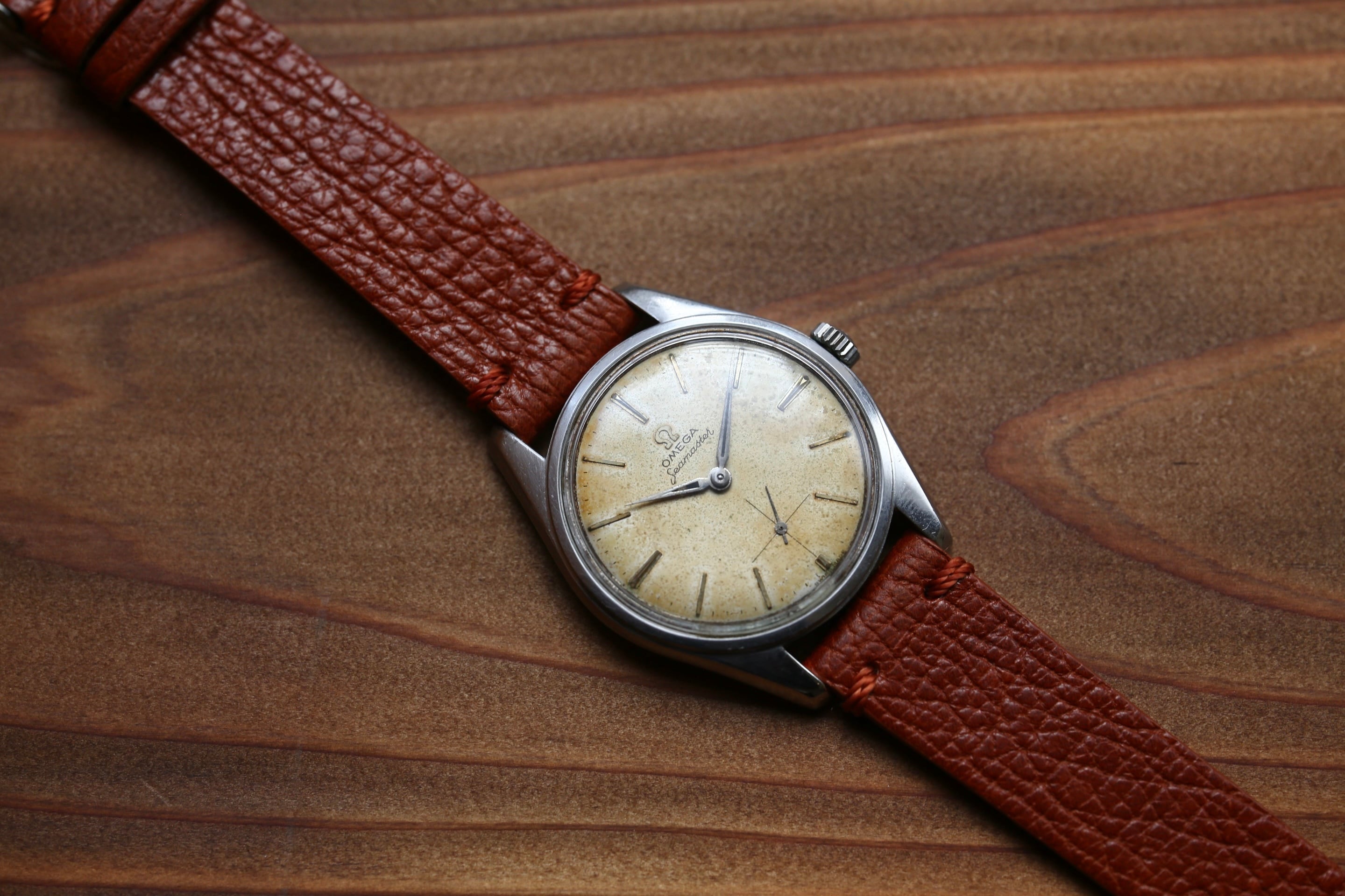 OMEGA】 1950's オメガ 30mmキャリバー ”ランチェロケース OMEGA】 1950's オメガ 30mmキャリバー ”ランチェロケース