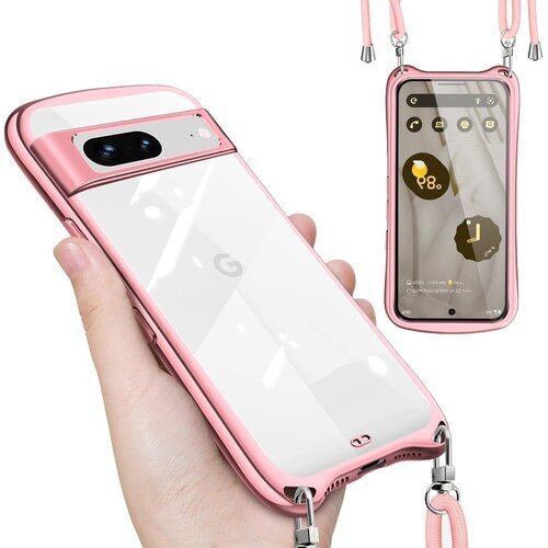 新品》 Google Pixel 7a ケース クリア ショルダー ストラップ付き 
