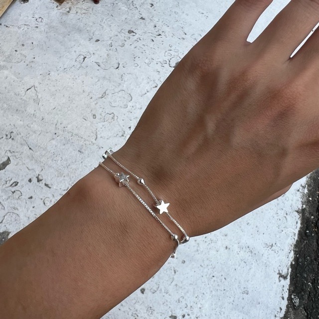 TOPANGA Jewelry　Stardust  bracelet　スターブレスレット　ブレスレット　シルバー　星　　bracelet　silver　star