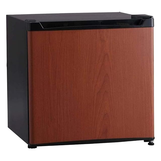 未開封 アイリスプラザ 小型冷蔵庫 47L 幅47cm PRC-B051D-B黒 アイリスプラザ 冷蔵庫 47L ウッド 幅47cm PRC-B051D-M 直冷式 1ドア