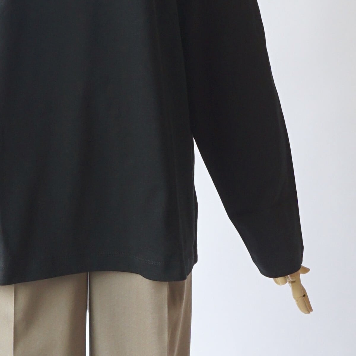 BATONER/バトナー・Men UTILITY COTTON CREW NECK LONG SLEEVE T-SHIRT