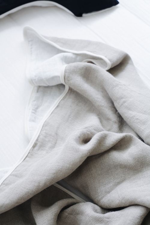 【fog linen work × minka（フォグリネンワーク × ミンカ）】 リネンガーゼケット《 minka限定アイテム 》