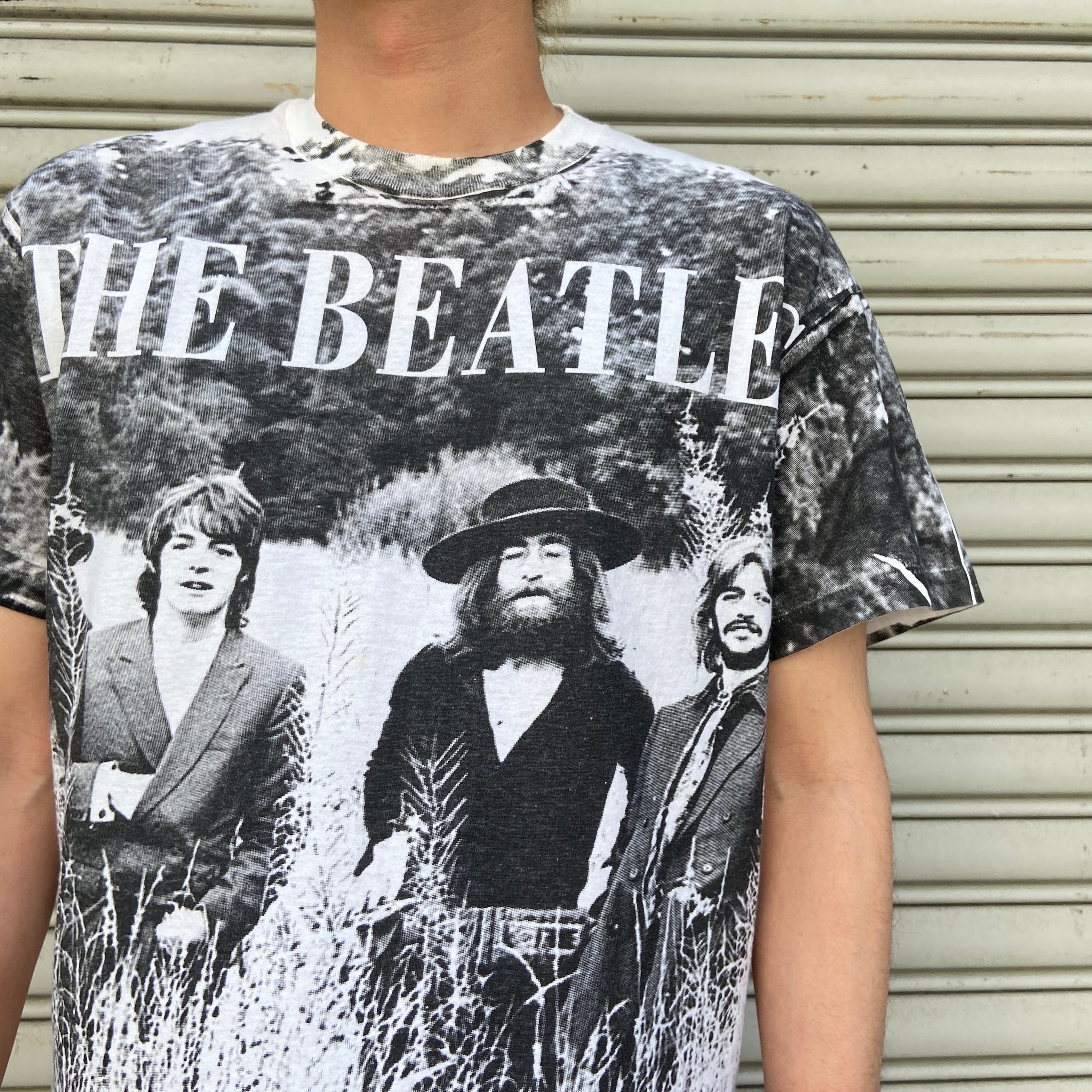 90s ビートルズ 総柄 Tシャツ XL 90s THE BEATLES 総柄Tシャツ ビートルズ ヘインズ L | 古着屋 Uan