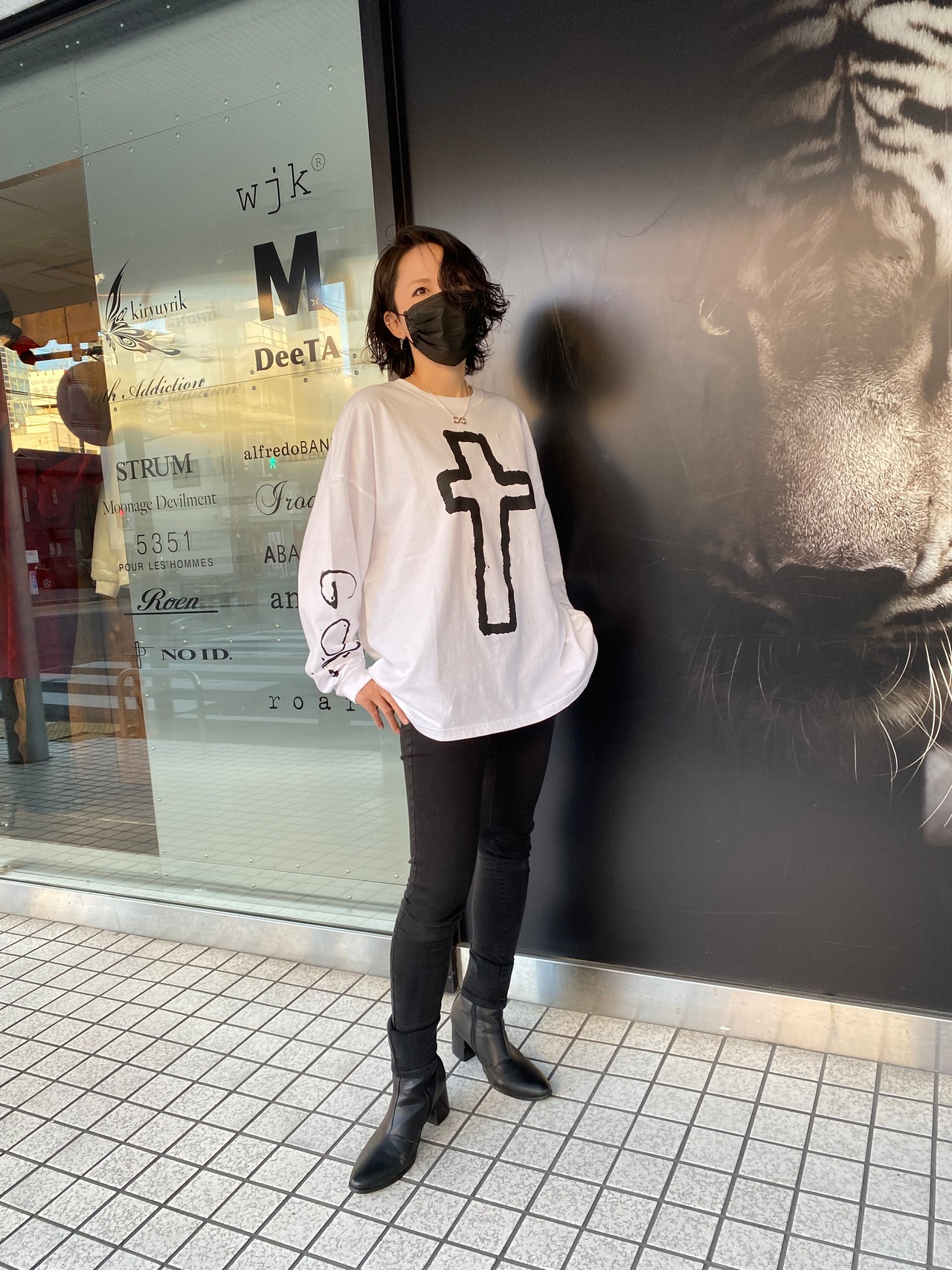 GODSIZE CROSS L/S RELAXED FIT TEE