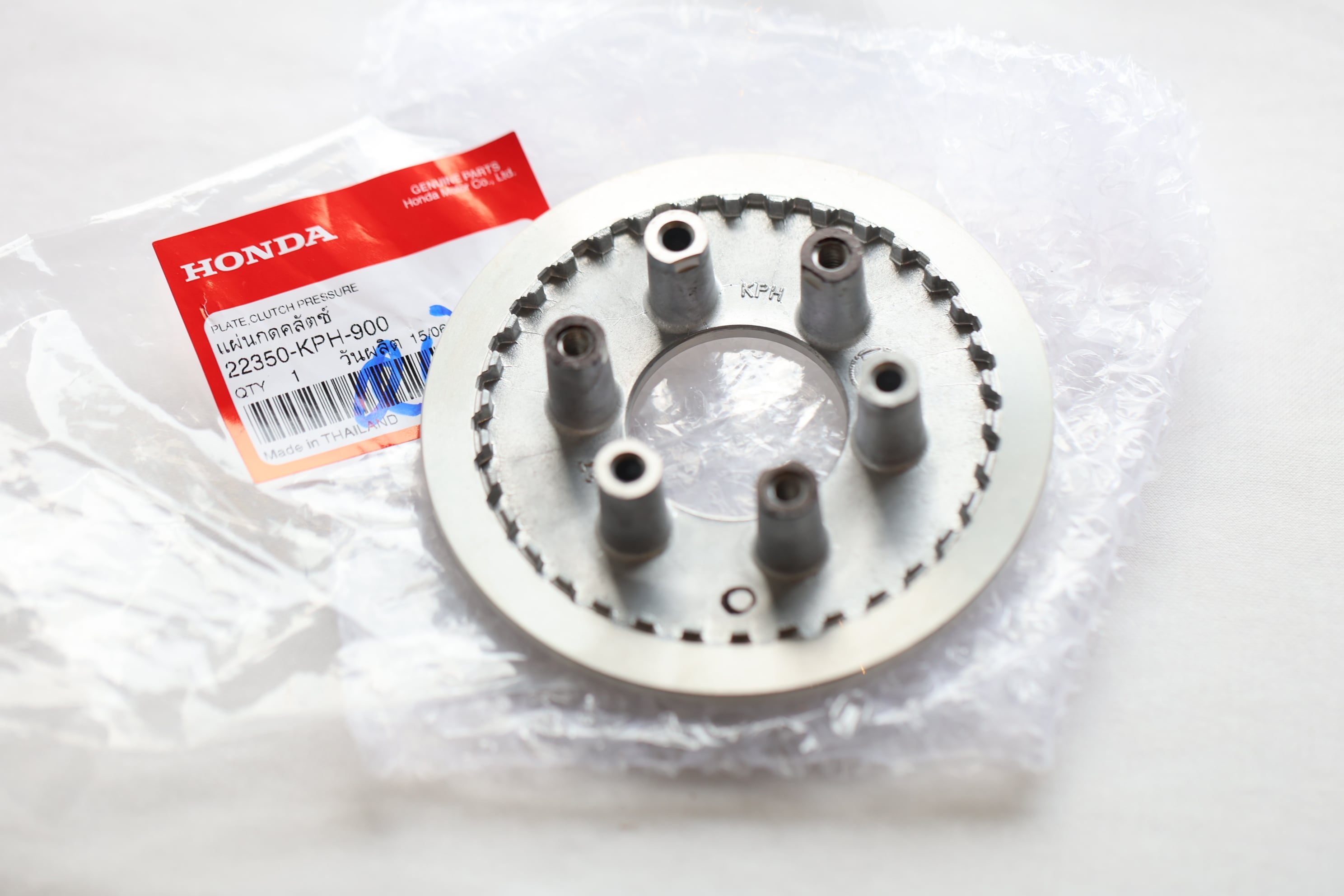 「WAVE125S WAVE125R WAVE125i クラッチ・プレッシャープレート 純正部品 22350-KPH-900」(BO)