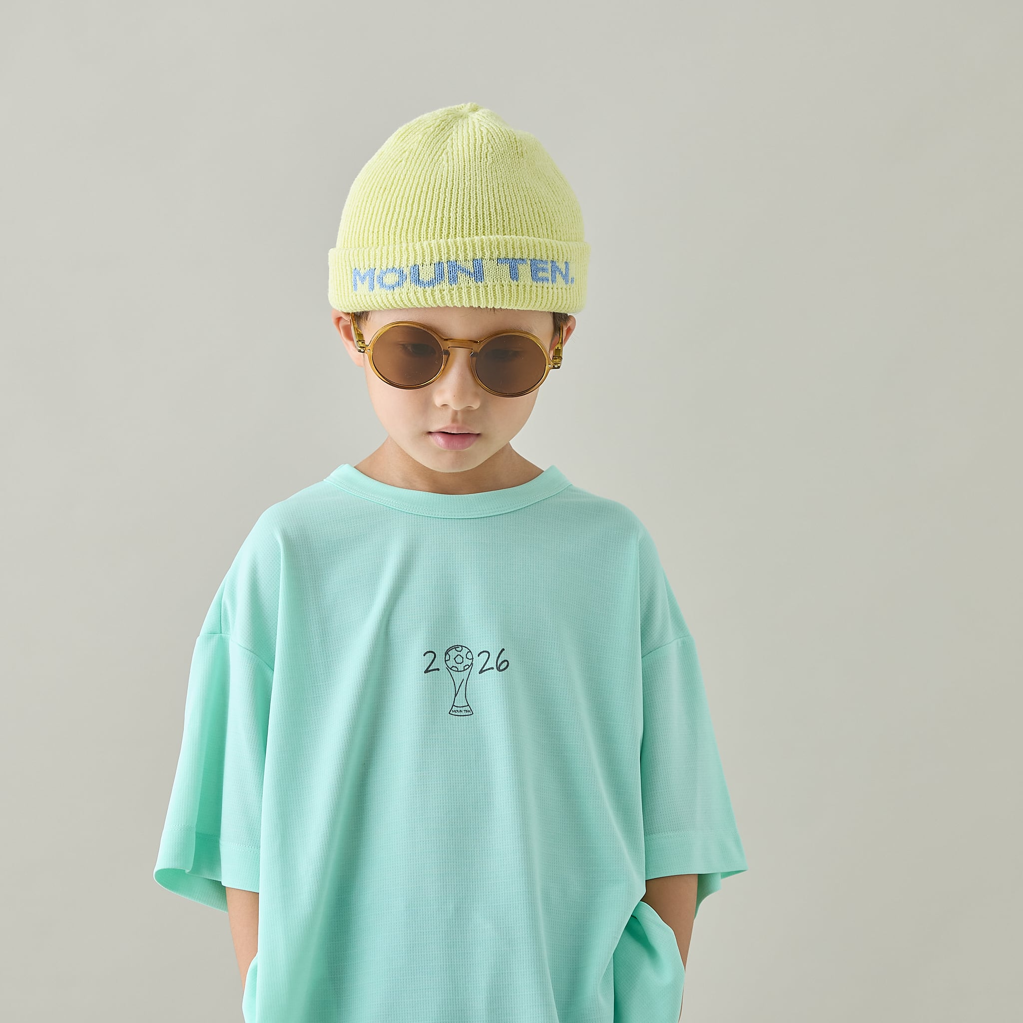 MOUN TEN. 26SS 】 '26 cool T / MT83-1934a / mint | 世界の子供服 MOUN TEN. 26SS 】 '26 cool T / MT83-1934a / mint | 世界の子供服