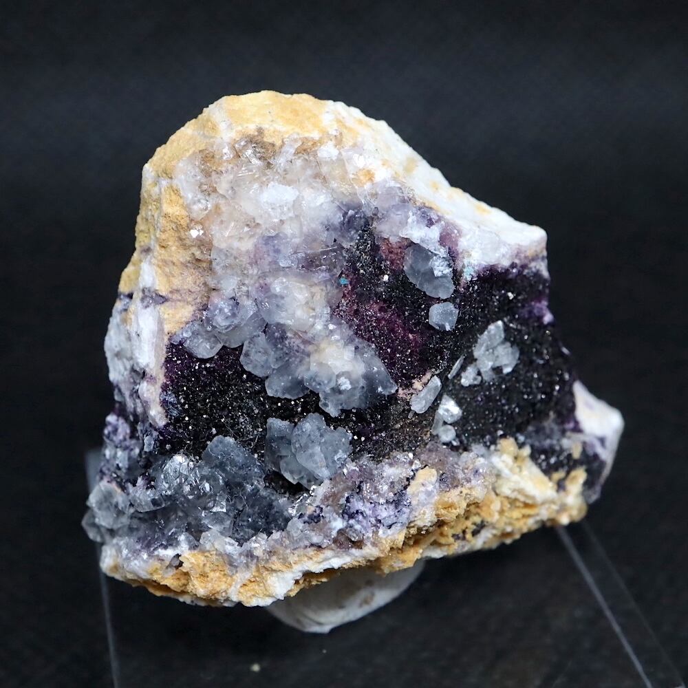 カリフォルニア産 フローライト + クォーツ 蛍石 水晶 原石 30g  FL190 鉱物　天然石　パワーストーン