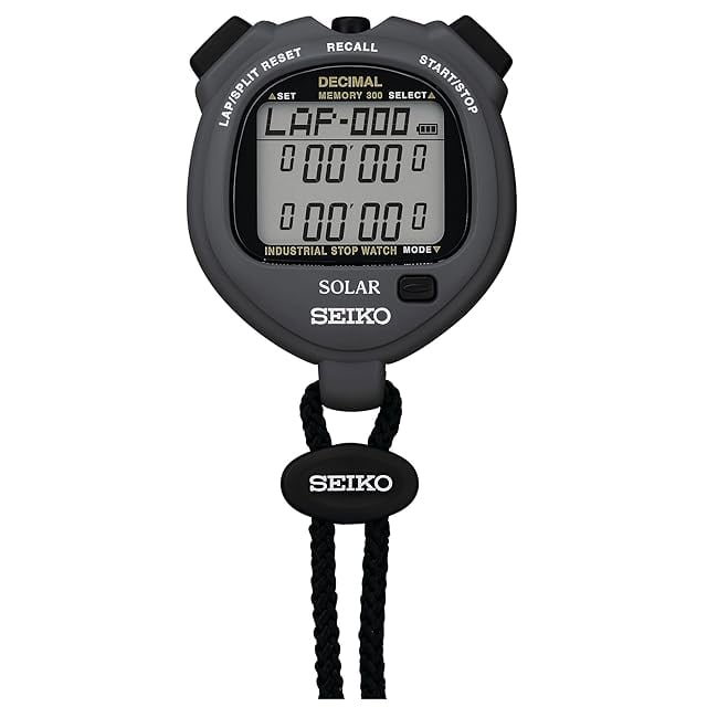SEIKO セイコー ストップウォッチ ソーラー 大容量300メモリー 時計