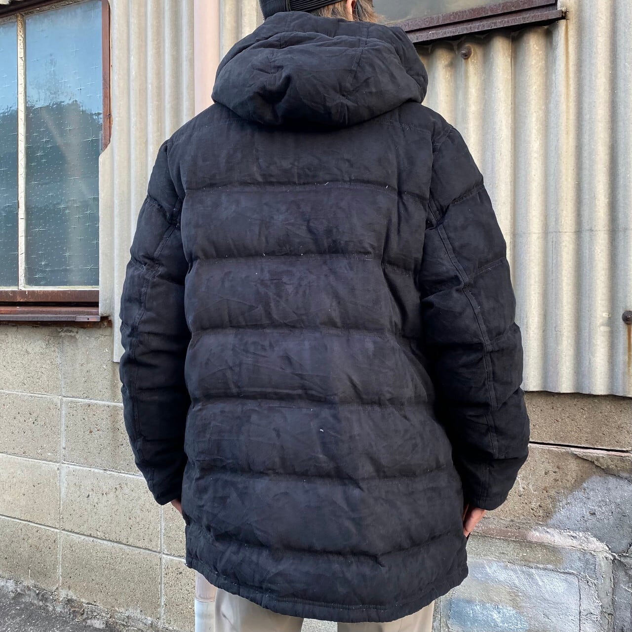 L.L.Bean エルエルビーン フェイクスエード ダウンジャケット メンズM