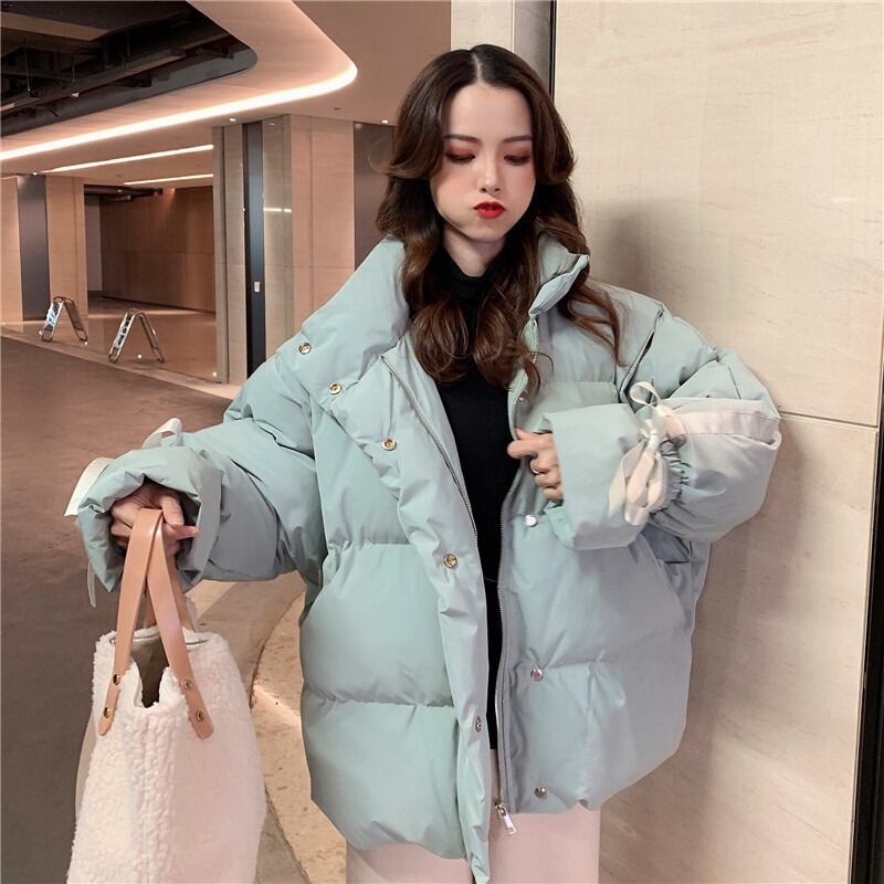 オータムウィンタージャケット レディースルーズベルベット コットン 秋物 冬物 萌量不足12102481796