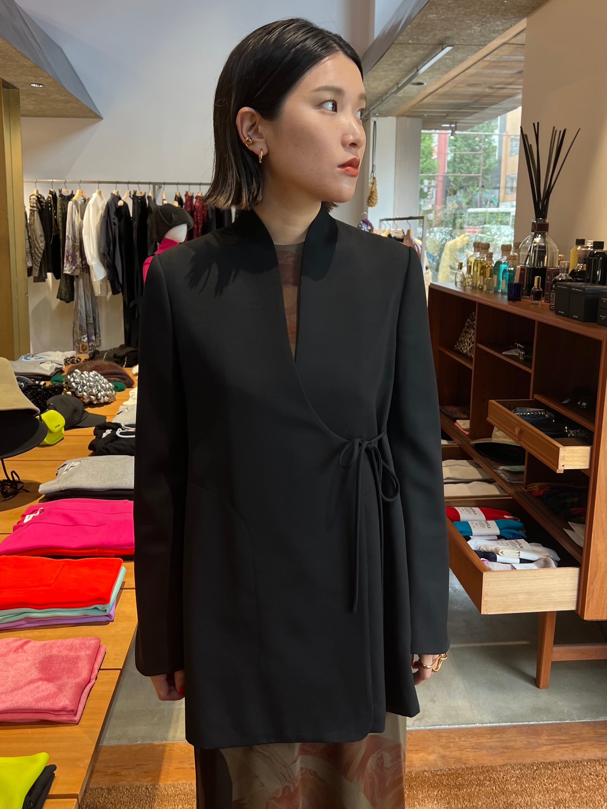 Mame Kurogouchi マメクロゴウチ / WOOL GABARDINE JACKET | TRENT 