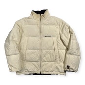 TOMMY HILFIGER トミーヒルフィガー リバーシブル ダウンジャケット 刺繍ロゴ サイズ M /ブラック×ホワイト オールド ビンテージ