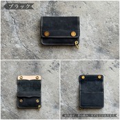 ミニウォレット トラッカー ウォッシュ ホースハイド