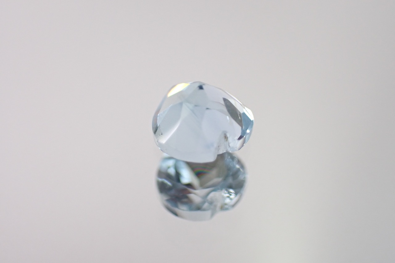 ブルートパーズ(ハートカット)　0.99ct　[C4‐101]